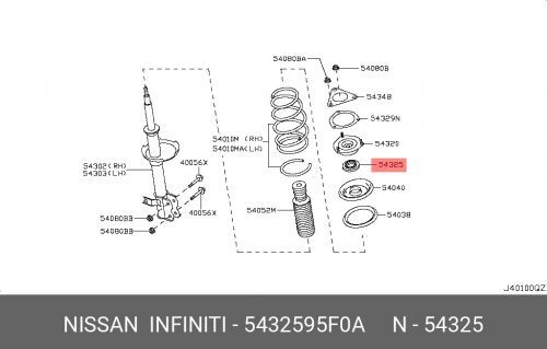 Подшип.Опорный Nissan Ad Van/Wingroad Y11 1999-2004