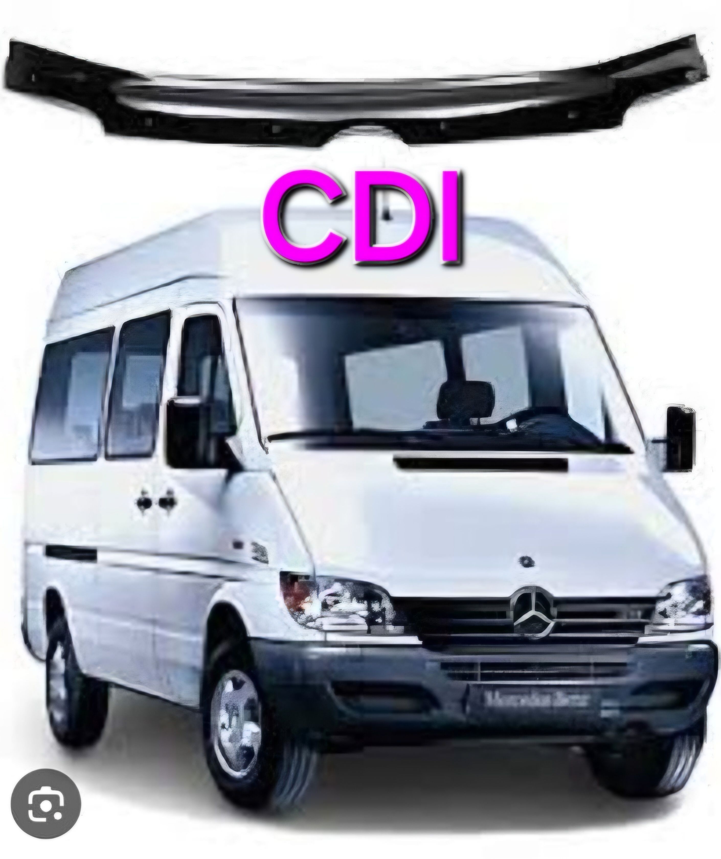 Дефлектор капота.Отбойник. Mercedes Sprinter с 2002-2006г(CDI)