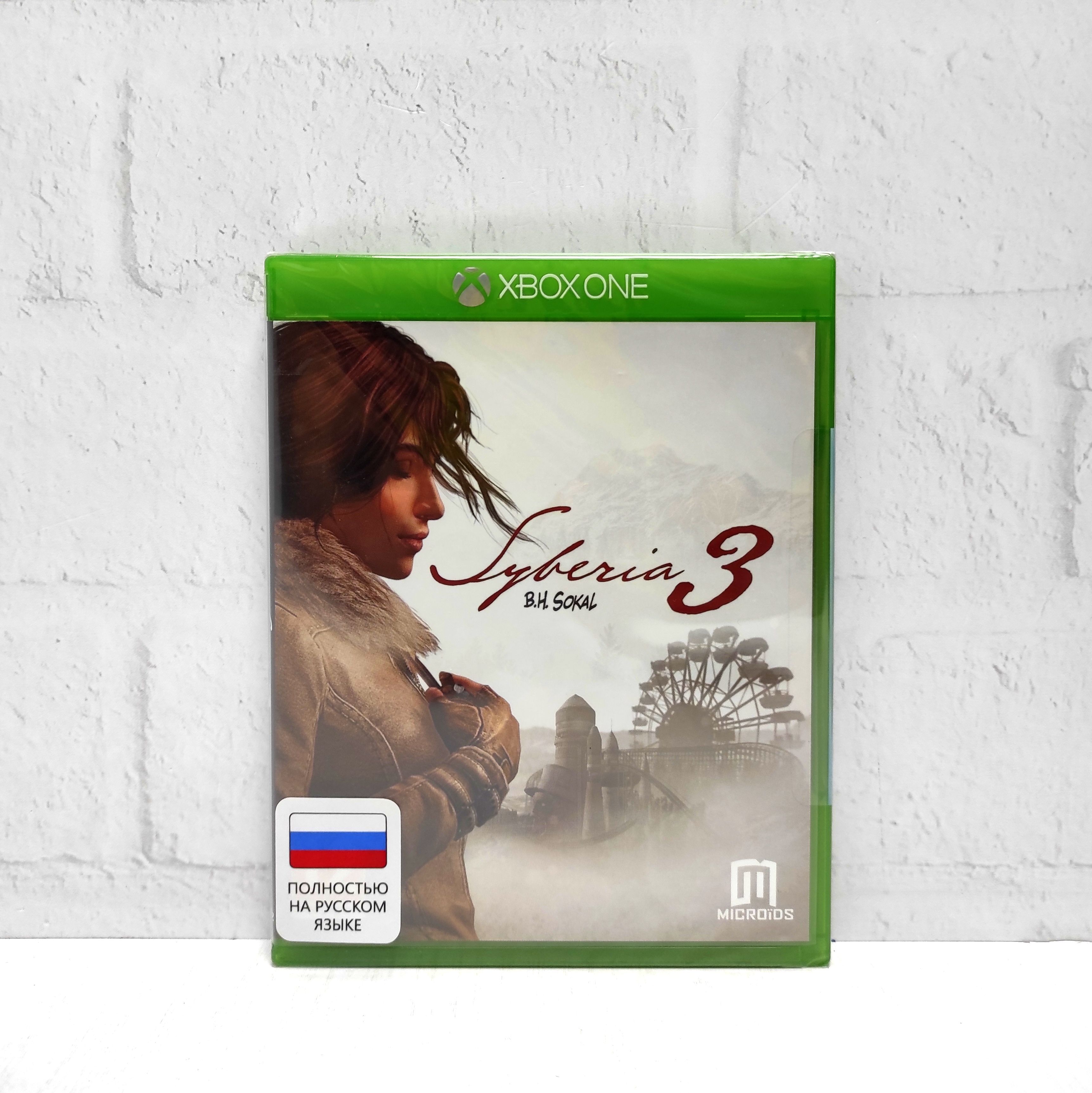 Syberia 3 B.H Sokal Полностью на русском Видеоигра на диске Xbox One / Series