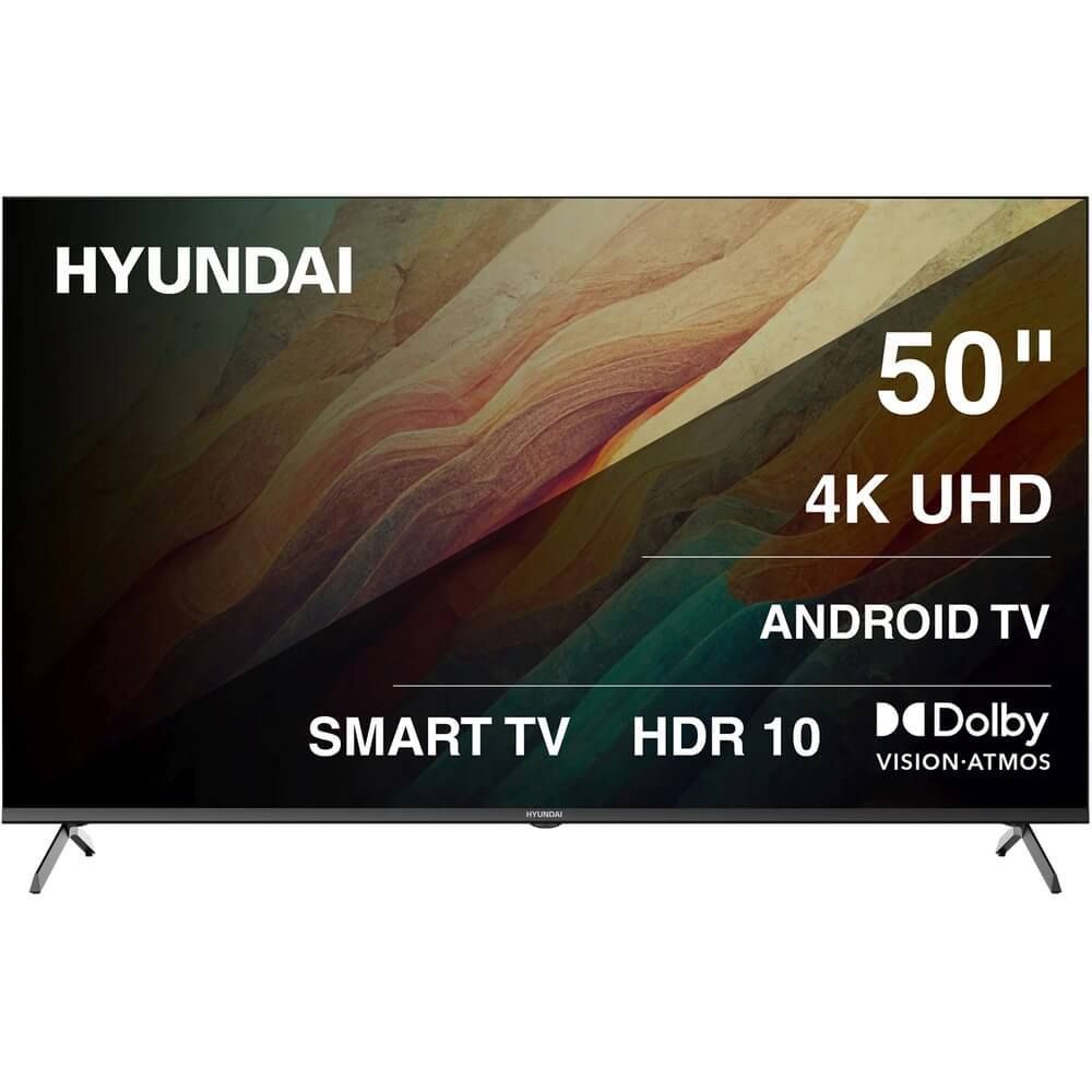 Hyundai Телевизор H-LED50BU7009 LED Smart TV 50" 4K UHD, черный