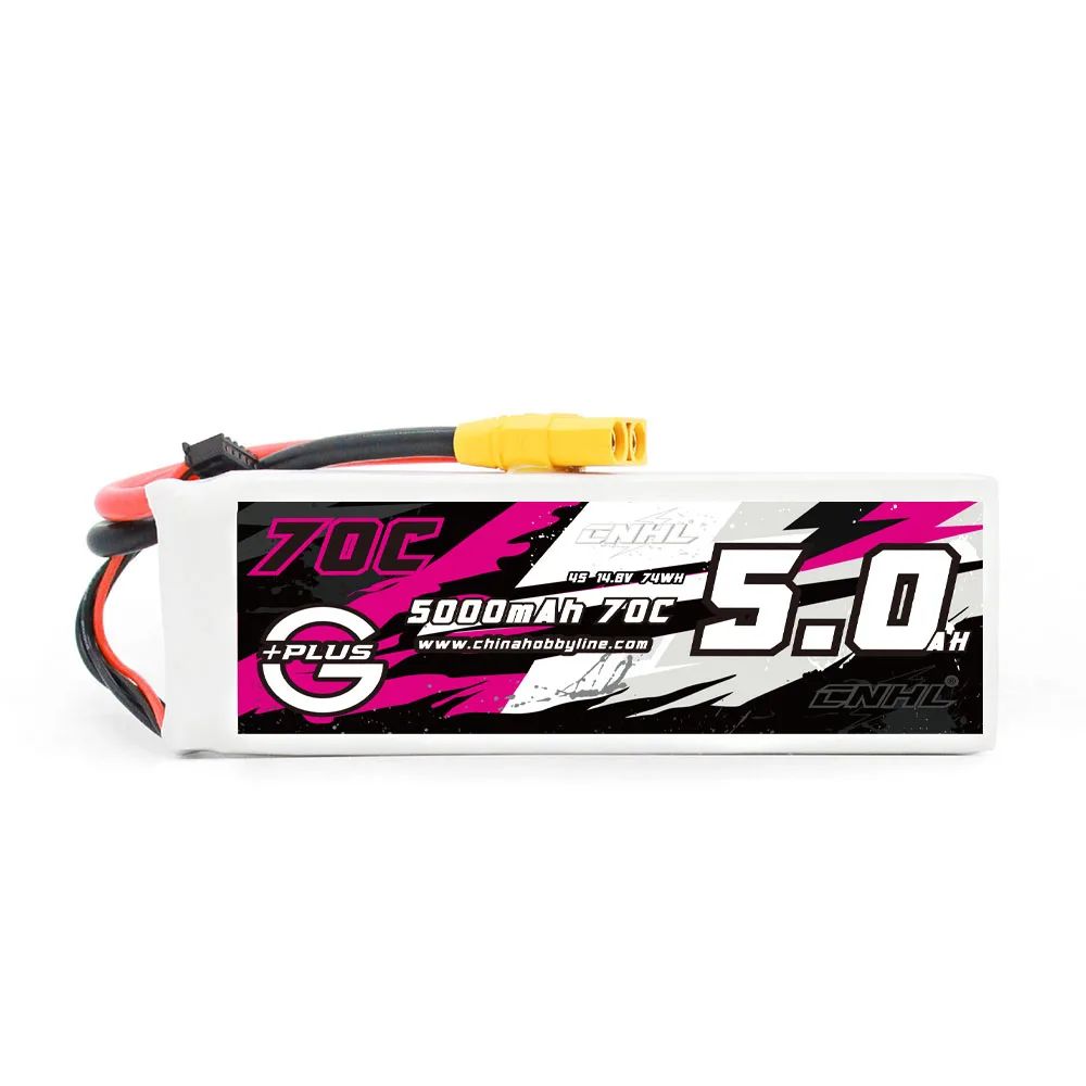 Батарея CNHL Lipo 3S 4S 6S 11,1 В 14,8 В 22,2 В 5000 мАч 70К с вилкой XT90