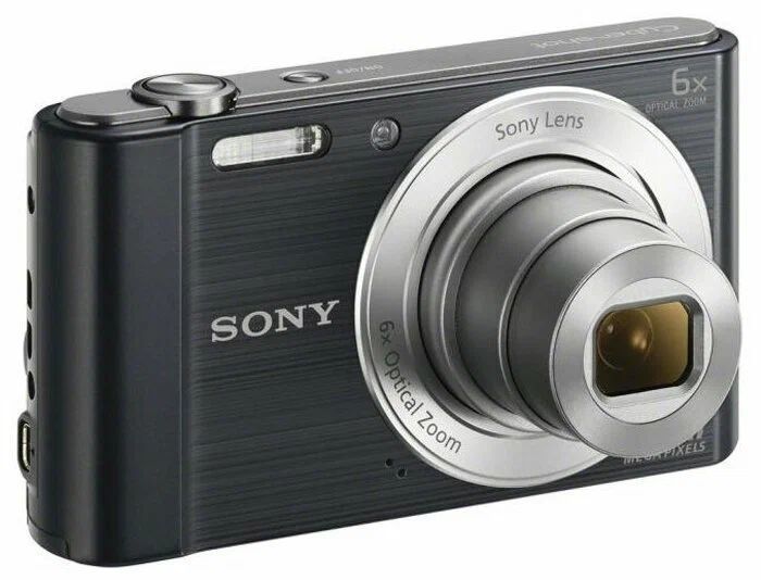 Sony Компактный фотоаппарат CYBER-SHOT DSC-W810, черный