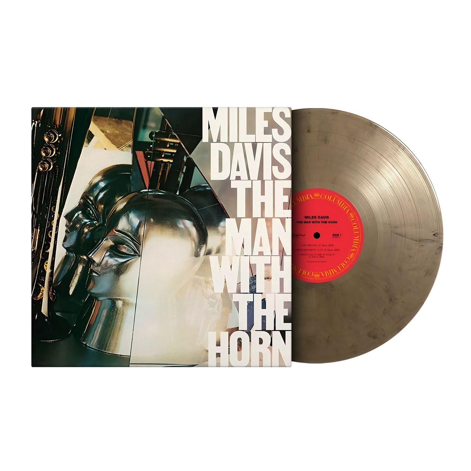 Виниловая пластинка Miles Davis - The Man With The Horn Vinyl, LP, Album, Limited Edition, Gold And Black Marbled