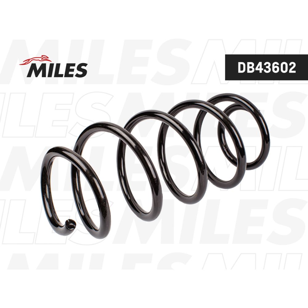 Пружина VW PASSAT V 1.6/1.6FSI 3/05- передняя MILES DB43602, oem 3C0411105