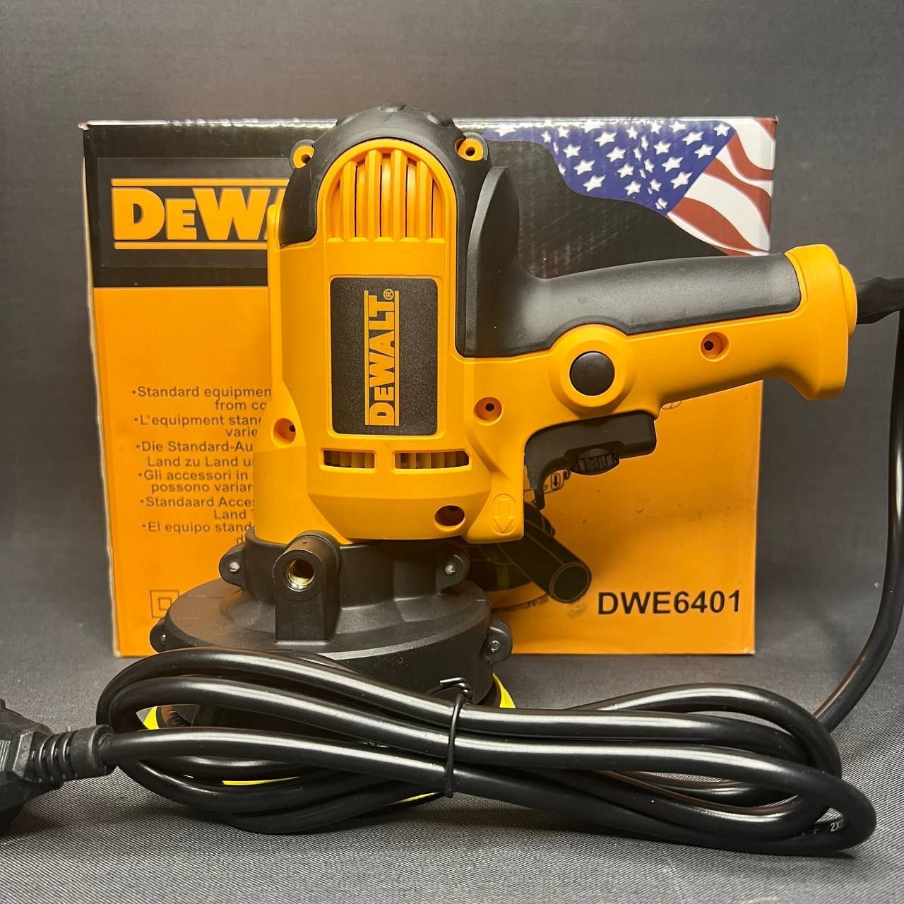 DeWalt Полировочная машина сетевая для авто DWE6401 300Вт