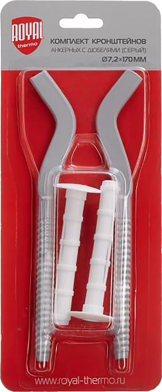 Комплект плоских кронштейнов с дюбелями 7,2х170мм, серебристые. Кронштейн напольный royal thermo к11. Кронштейн royal thermo design 100. Крепление радиатора роял. Кронштейн твек 7.