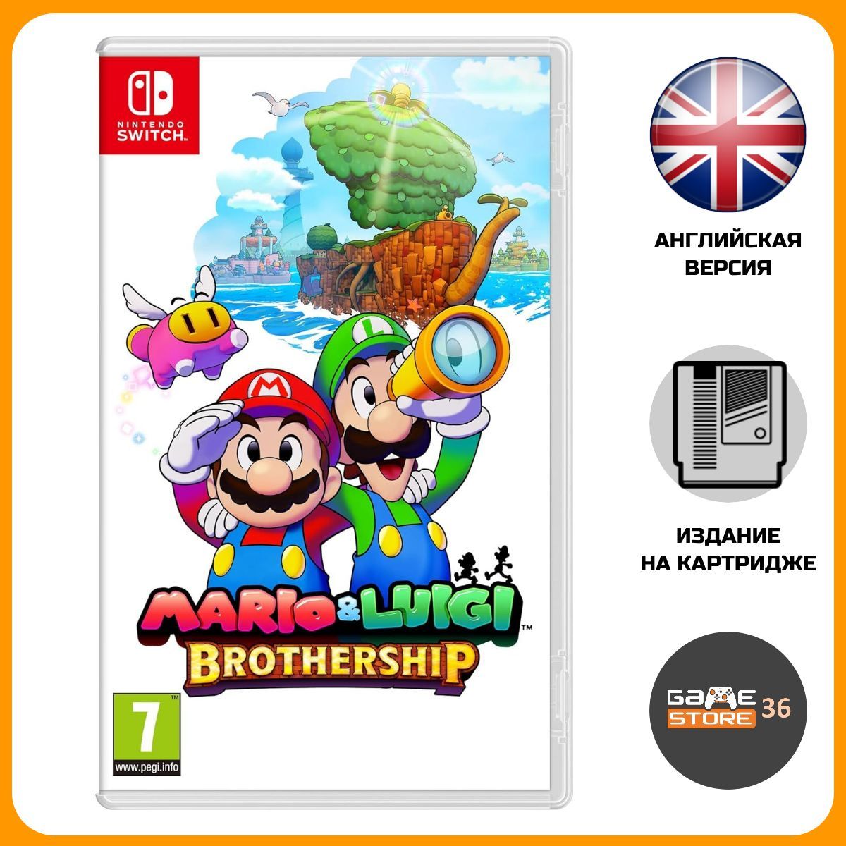 Игра Mario and Luigi Brothership (Nintendo Switch, Английская версия)