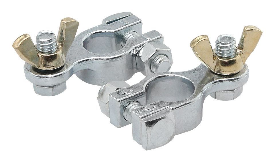 (2976)к-т(vva) (. Клемма аккумуляторная обжимная уаз. Клеммы акб свинцовые (к-т 2 шт) грузовые. Какие клеммы выбрать. Быстросъемная.