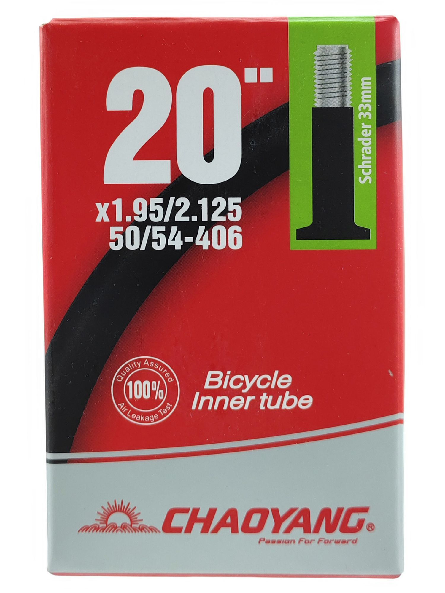 Chaoyang Камера велосипедная 20 дюймов, 20х1.95/2.125, 50/54-406, AV 33 мм — Товары для велоспорта — фото 2