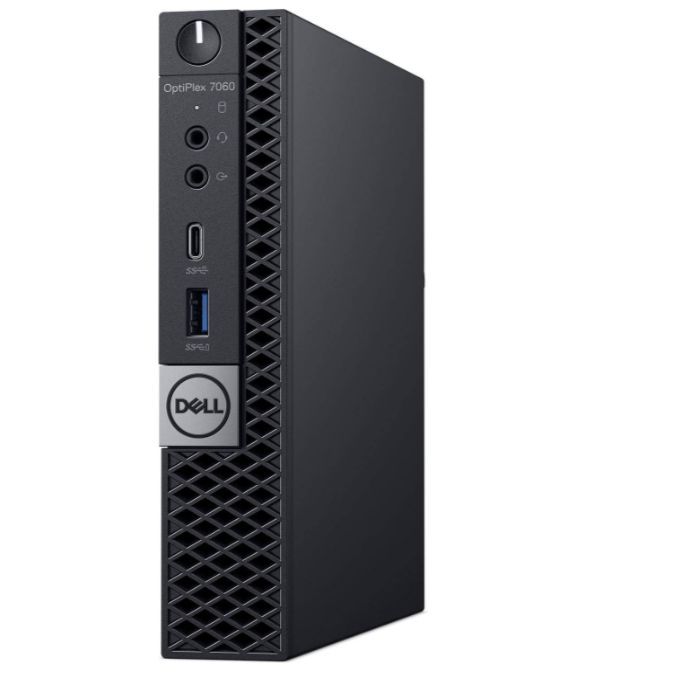 Dell Мини-ПК Dell OptiPlex 7070 Micro (Гарантия 12 месяцев) (Intel Core i5-8500T, RAM 8 ГБ, SSD 256 ГБ, Intel UHD Graphics 630, Windows 10 Pro), черный