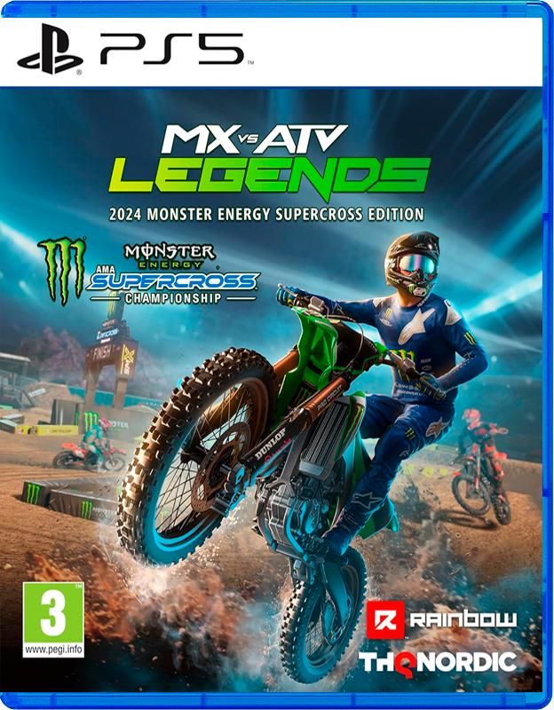 Игра MX vs ATV: Legends. 2024 Monster Energy Supercross Edition (PlayStation 5, Русские субтитры)