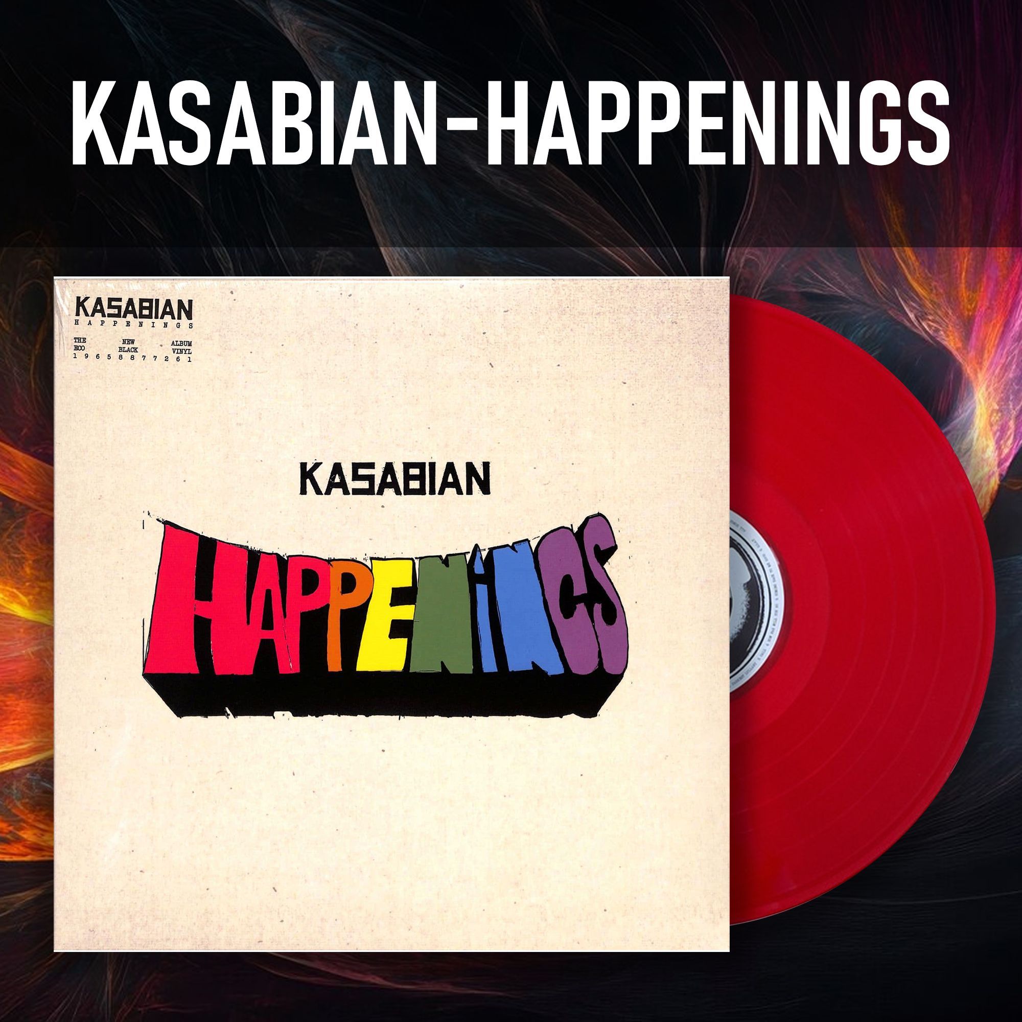 Виниловая пластинка Kasabian-Happenings LP (Red)