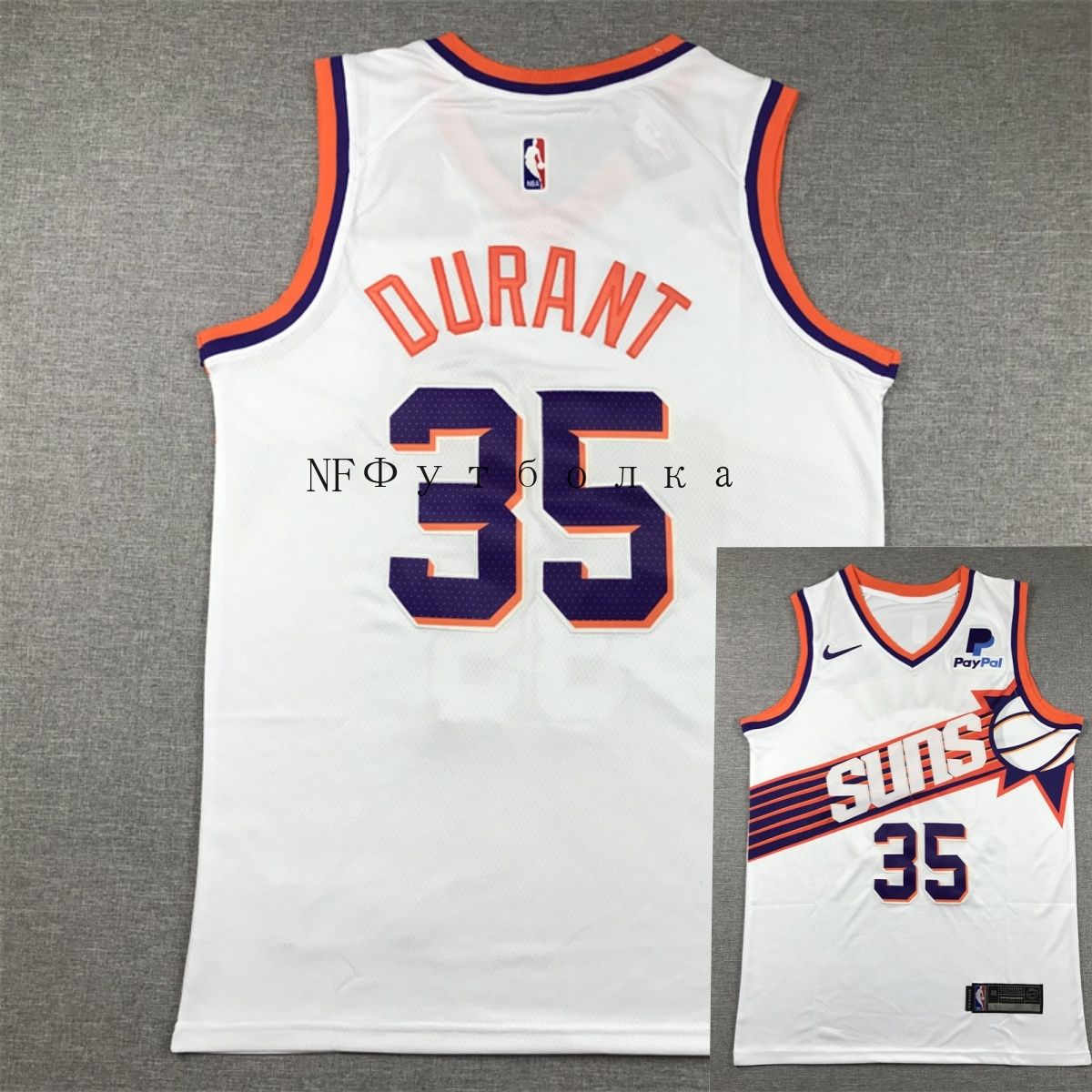 Форма баскетбольная NBA Jerseys баскетбольная майка Phoenix Suns Kevin Durant #35 Basketball jerseys Баскетбольный футболки жилет спортивная рубашка