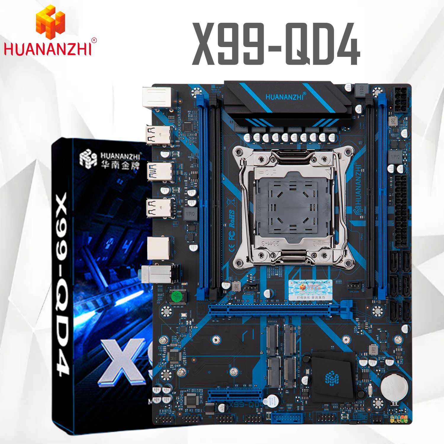 HUANANZHI Материнская плата X99 QD4