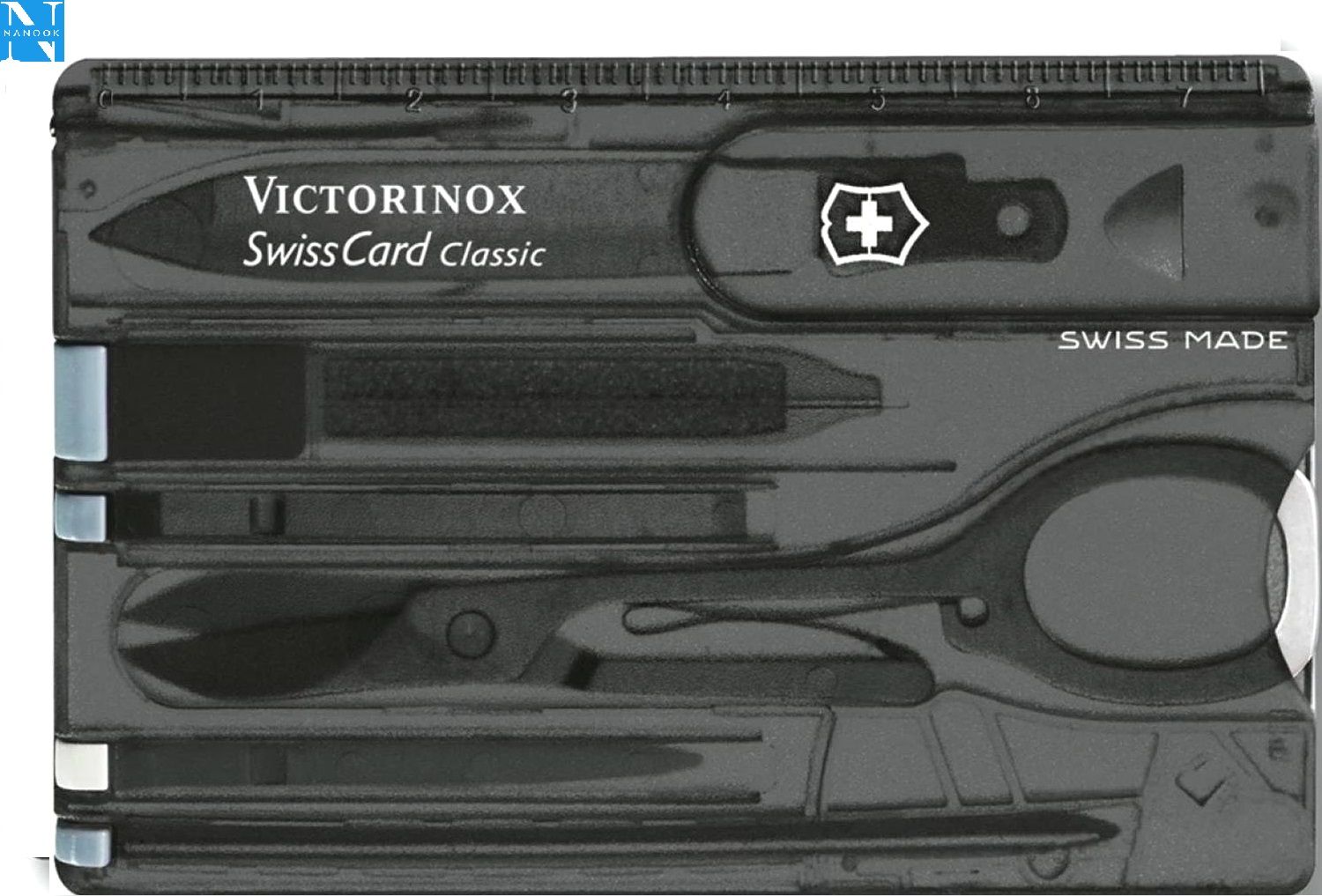 Швейцарская карточка VICTORINOX SwissCard ONYX черная 0.7133.T3