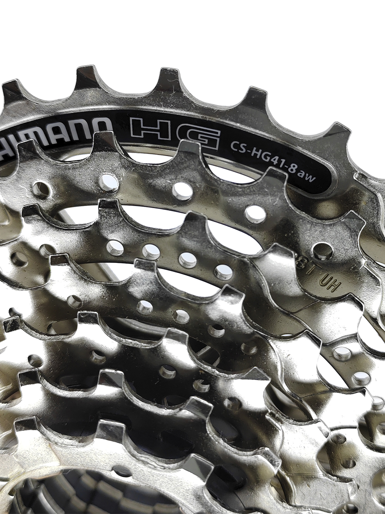 Shimano Кассета звезда задняя HG41, 8 скоростей, звезды 11-32, никелированная — Товары для велоспорта — фото 4