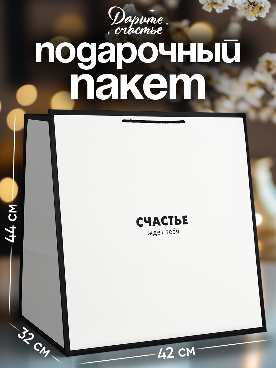 Пакет подарочный большой, 42 х 44 х 32 см