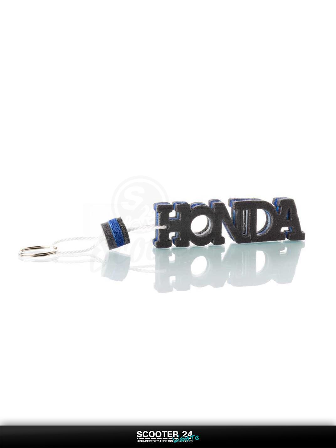 Брелок и шнур на ключи мотоцикла HONDA / Хонда "SALO" (каучук, синий)