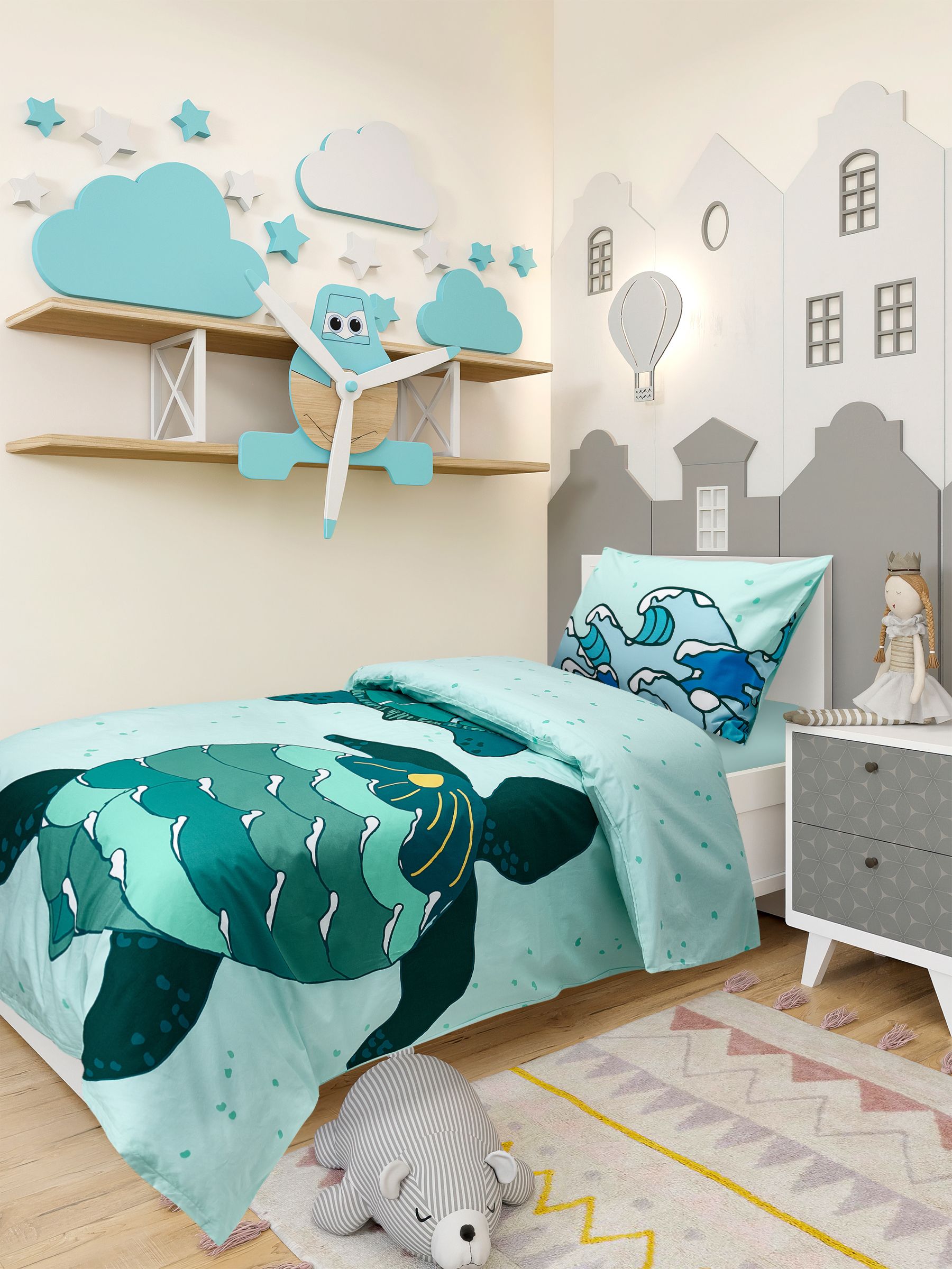 Постельное белье 1 5 спальное "Тартул" , пододеяльник 150 х 200, наволочка 50x70 (1 шт), постельное белье ИКЕА