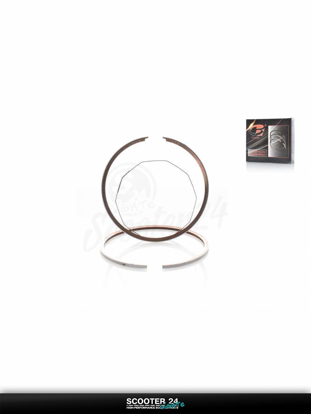 Кольца комплект на скутер Suzuki Address 50 кубов Sepia / Сузуки Аддресс / Сепиа ЗЗ AD , на скутер Suzuki Lets / Verde / 2 new Сузуки Летс и Верде 65cc STD 44.00 омедненные "B-CYCLE"
