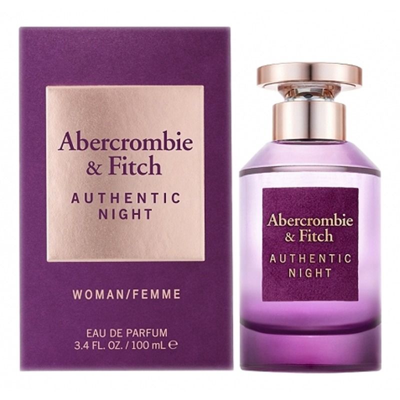 ABERCROMBIE & FITCH Authentic Night Women, Парфюмерная вода 100 мл Abercrombie & Fitch
