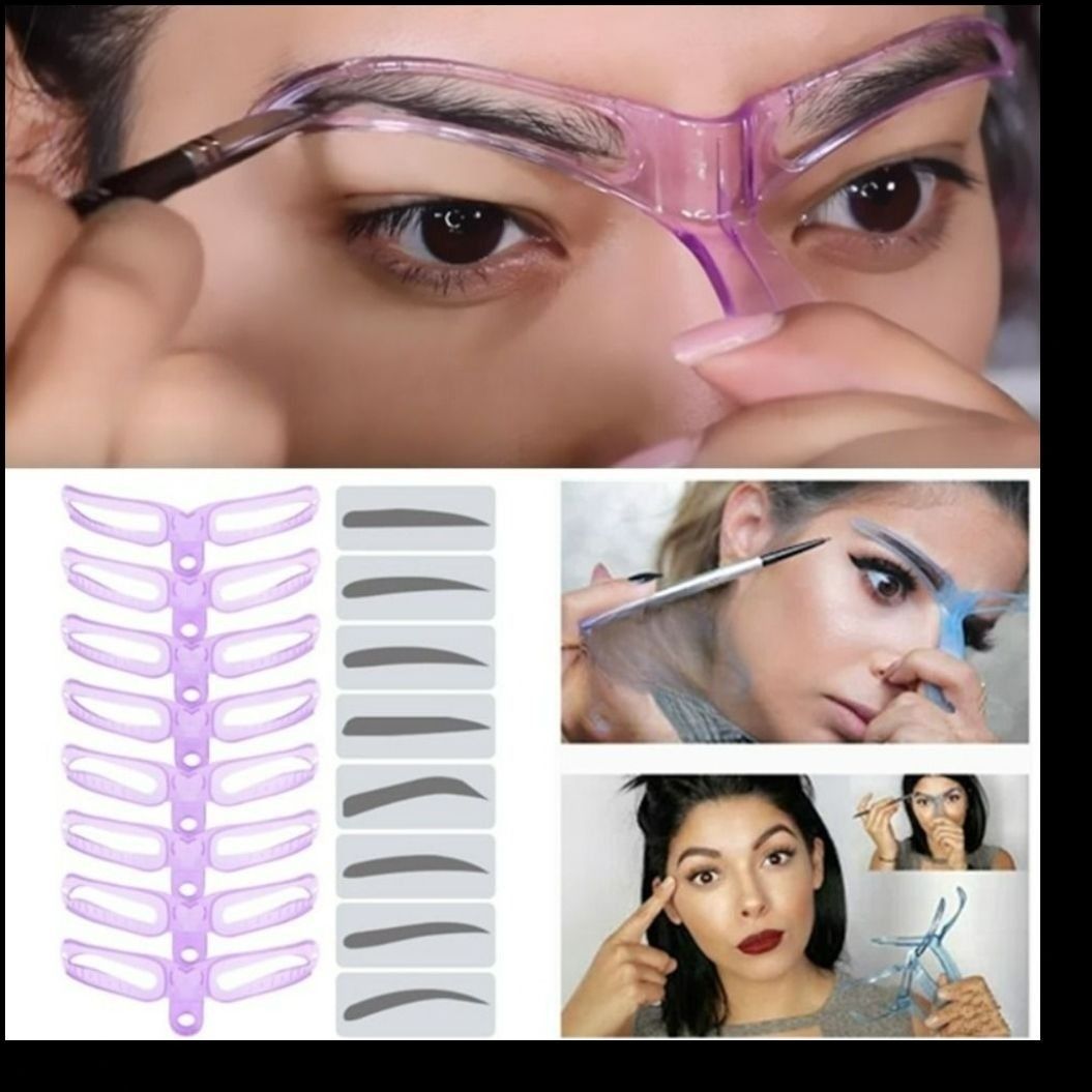 8шт.,формировательбровей,шаблондлямакияжа,DIY