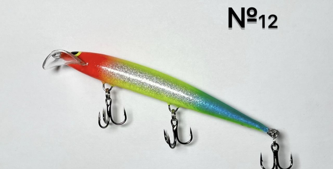 Воблер Невский хищник 11 см, плавающий, глуб до 2-2,5 м