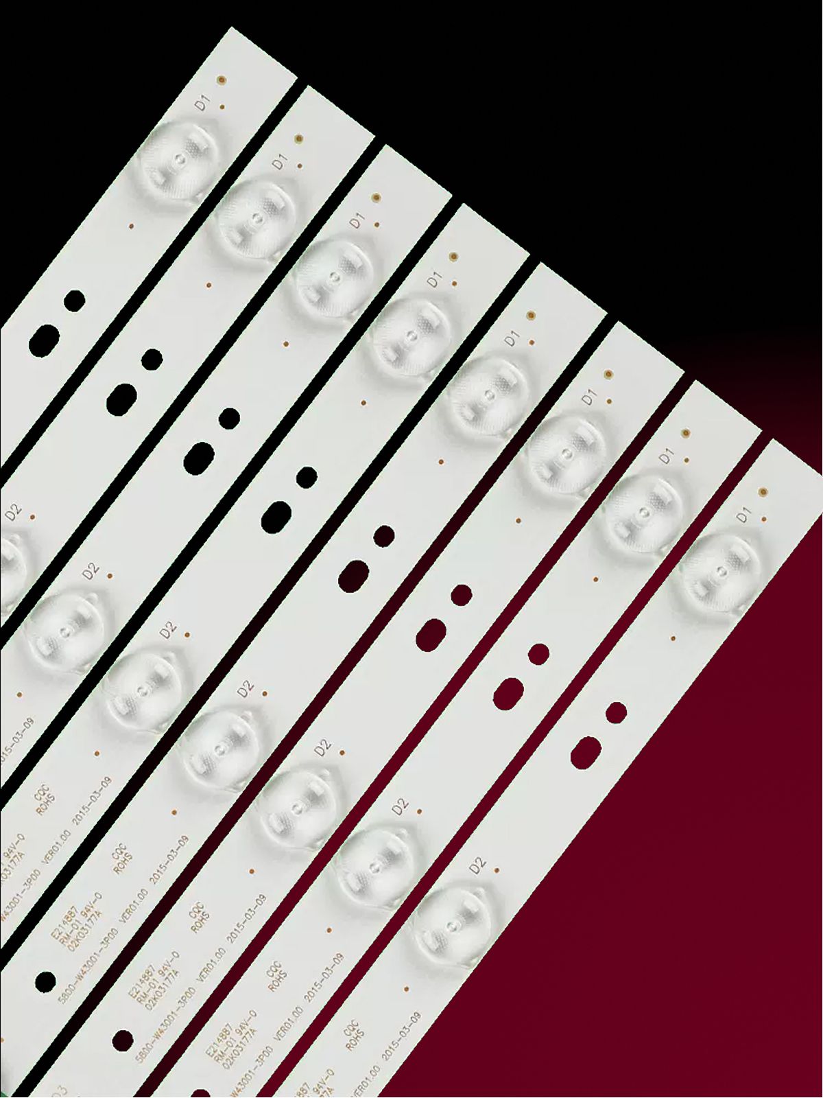 Подсветка для TELEFUNKEN TF-LED43S27T2, ERISSON 43LES70T2, SKYWORTH 43E6000; 5800-W43001-3P00