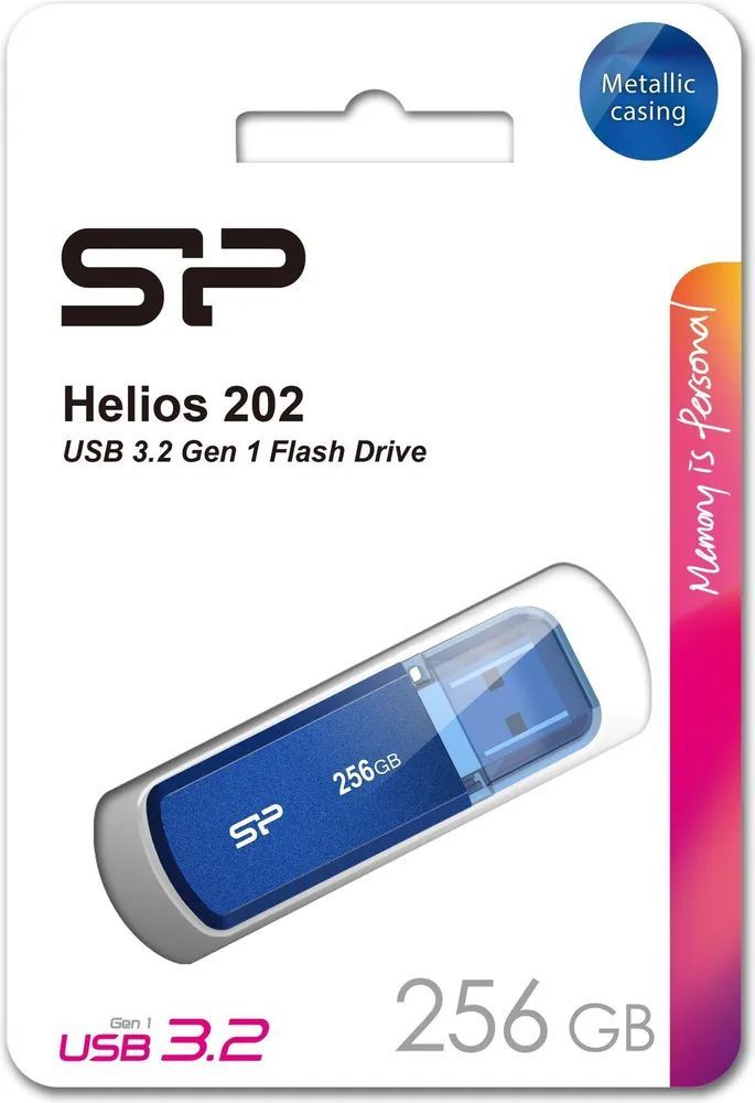 Silicon Power USB-флеш-накопитель Helios - 202, 256Gb, SuperSpeed USB 3.2 Gen 1 (USB 3.1 Gen 1 и USB #1
