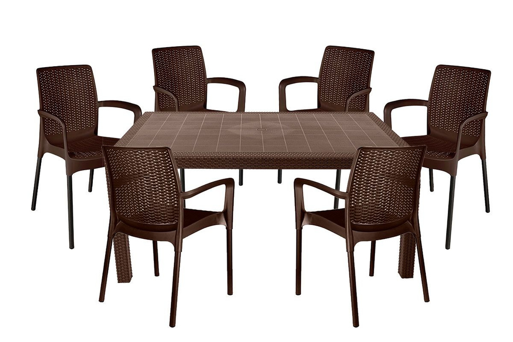 Комплект мебели Tweet BALI Set, коричневый #1