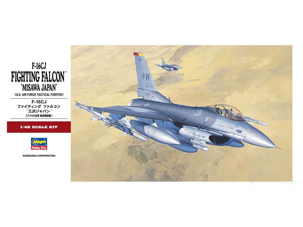 Hasegawa Рт32 Истребитель F-16CJ Misawa Japan (1:48) Модель для сборки #1