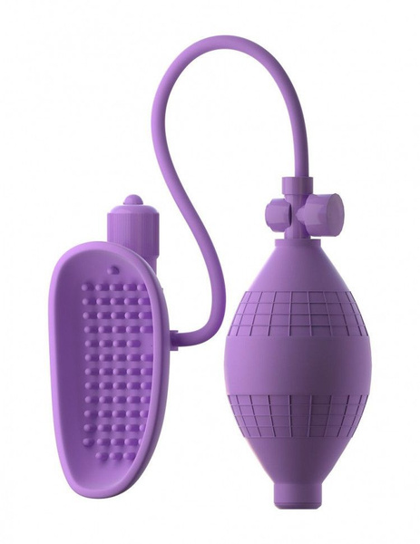 Сиреневая вакуумная вибропомпа для вагины Sensual Pump-Her, сиреневый ...