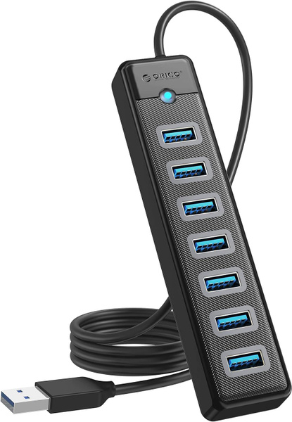usb разветвитель ORICO PW7U-U3 USB 3.0, хаб USB,7порта USB-A, Порт ...