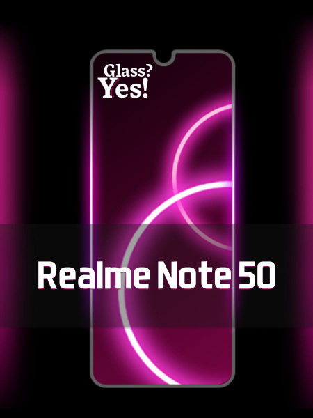 Защитное стекло для realme Note 50 на Реалме Реалии ноут 50 - купить с ...
