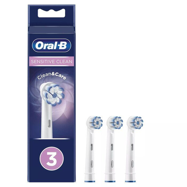 Насадка для зубной щётки Oral-B Sensitive Clean New, 3 шт (EB60-3 ...