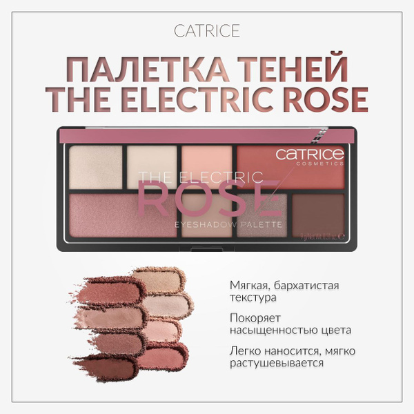 CATRICE, Палетка теней, The Electric Rose - купить с доставкой по ...