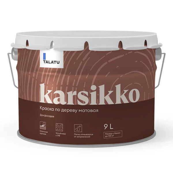 Краска TALATU S1212001001 Быстросохнущая, Акриловая, Матовое покрытие ...