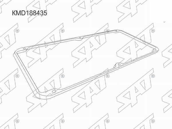 IPSASP_KMD188435 Прокладка клапанной крышки MMC 4G63,4G64 SOHC, E5#,7 ...