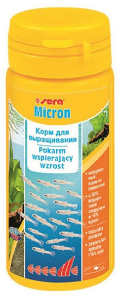 Sera корм для мальков MICRON, 50 мл, 25 г купить на OZON по низкой цене ...