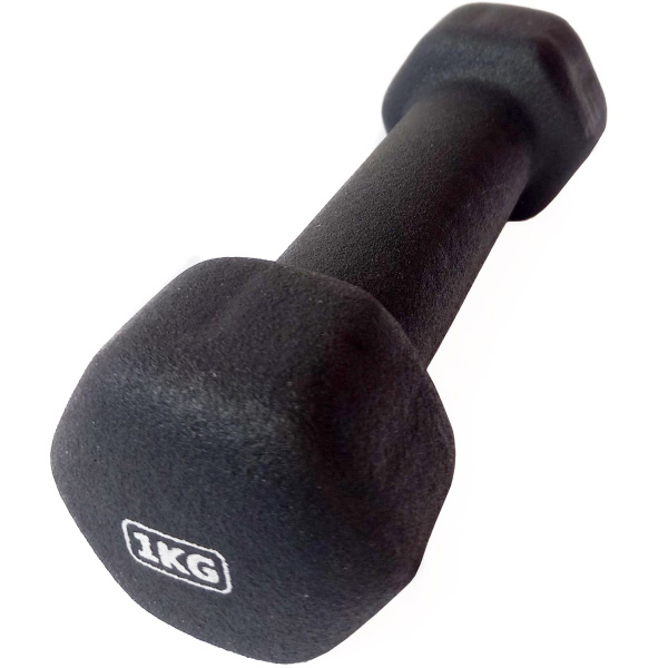 Гантели SPORTEX 124448-430685, 1 шт. по 1 кг, черный - купить по ...