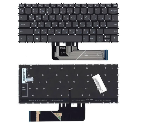 Новая клавиатура для Lenovo V14 G2-ALC V14 G2-ITL Черная клавиатура с ...