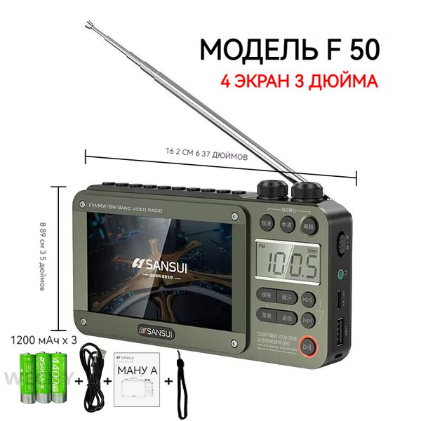 Сетевые радиоприемники SANSUI и портативные громкоговорители с ...