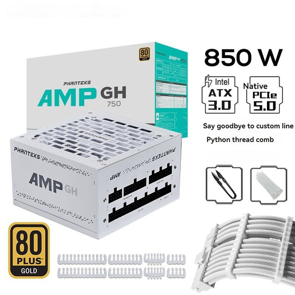 Phanteks Блок питания компьютера PHANTEKS AMP 850GH White, 850 Вт ...