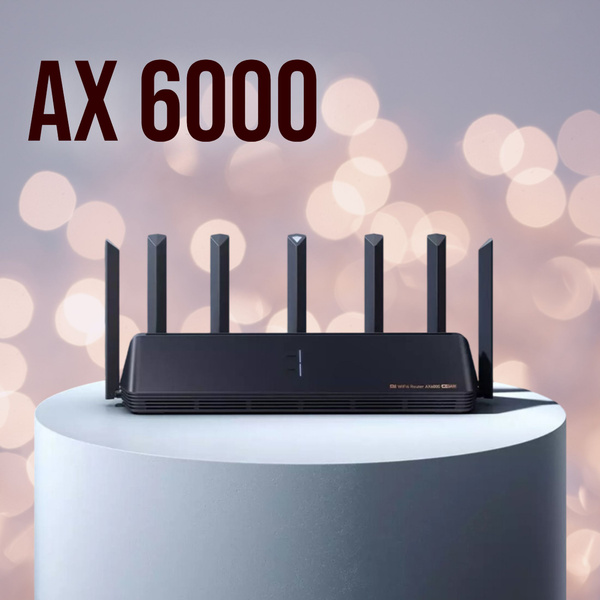 Роутер Xiaomi AX6000, черный, 6 ГГц, 2.4 ГГц купить по низкой цене с ...
