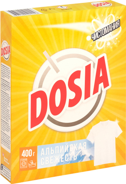 Dosia Стиральный порошок 400 г Для белых тканей - купить с доставкой по ...