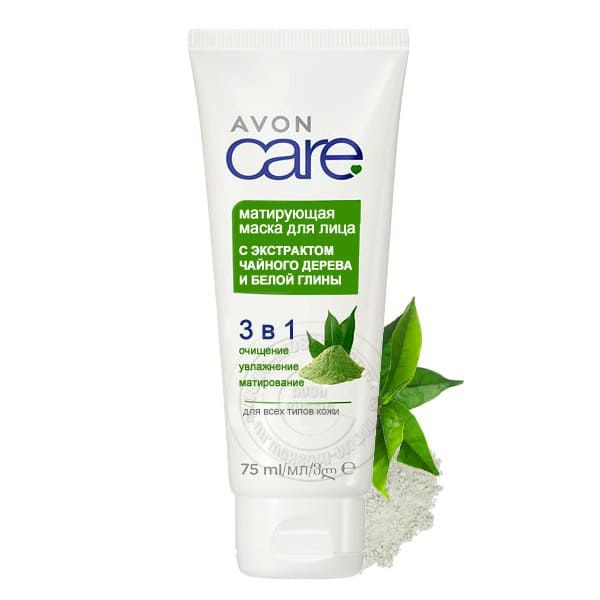 Avon Маска для лица Матирующая, экстракт чайного дерева 75 мл. купить ...