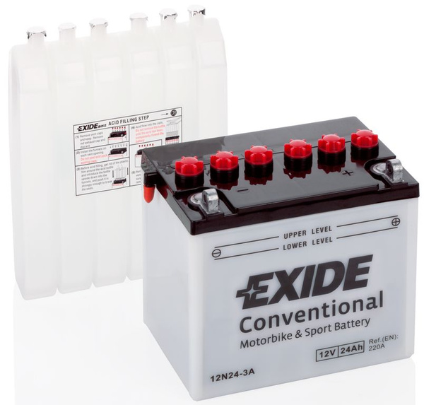 Аккумулятор автомобильный EXIDE Conventional 12N24-3A купить по ...
