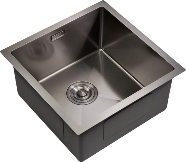 Мойка кухонная Milacio Steel Denia 44 MC.77439 металлическая, 44x44 ...