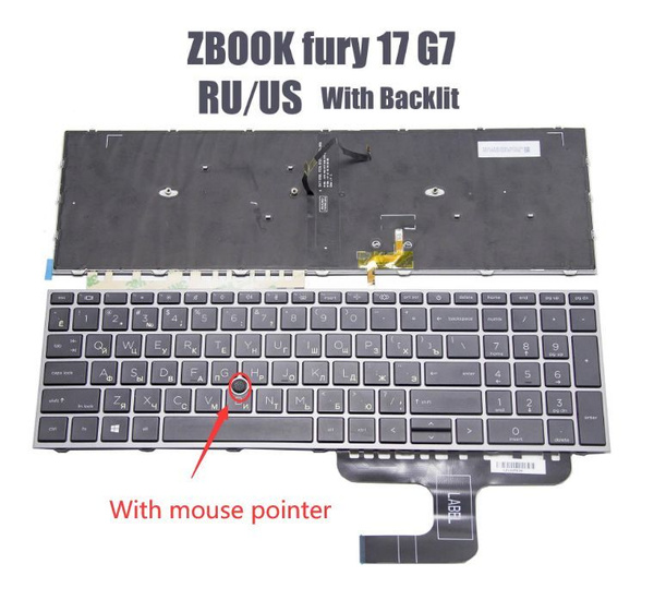 Клавиатура для (Fury 17) HP ZBook Fury 17 G7 / 17 G8 17.3 pointer frame ...