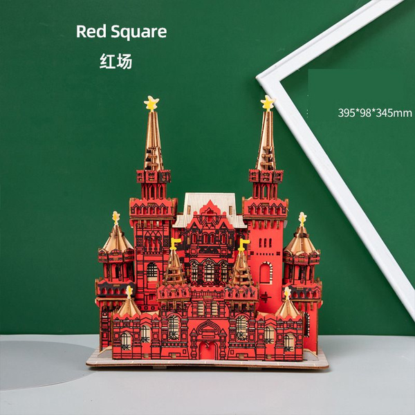 Деревянная модель LAOHAO Строительство дома головоломка 3D DIY - купить ...